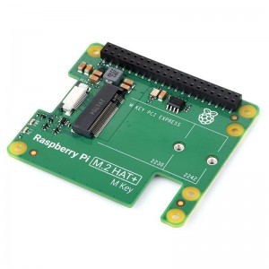 Raspberry Pi PCIe to M 2 HAT High Speed Expansion Adapter Supports NVMe Protocol M 2 Solid State Drive with 16P Cable