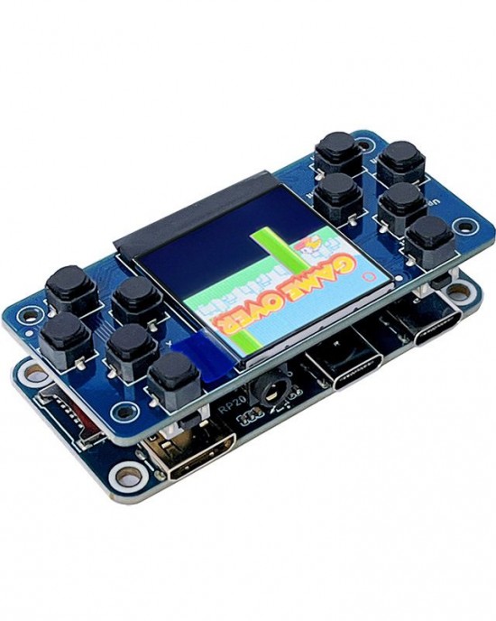 Raspberry Pi PICO RP2040  Pi Zero with 1 3inch LCD Game HAT Display Screen ST7789 Audio Buzzer