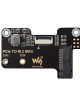 Raspberry Pi 5 PCIe to M 2 Mini Adapter Board Supports NVMe Protocol M 2 Solid State Drive High  speed Reading Writing