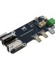 Raspberry Pi 5 4B Micro HD to HD Multifunctional Adapter Board All Ports To Pi’s USB SideEasy Adapter Micro HD to HD 4K Board