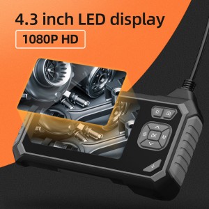 ANESOK 113 8mm Endoscope Camera LCD Display 4 3in 1080P Industrial Borescope Waterproof for High Definition Detection