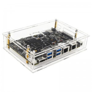 Banana Pi BPI  F3 Acrylic Case Transparent Shell Copper Heatsinks for BPI F3