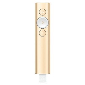 Logitech Spotlight 2 4Ghz USB Wireless Presenter PPT Remote Control Flip Pen  Gold