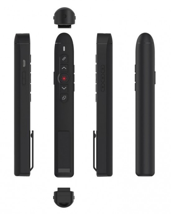 T5  H  L Red Laser Pointer Presentation Clicker 2 4GHz PPT Remote Control Presenter Flip Pen