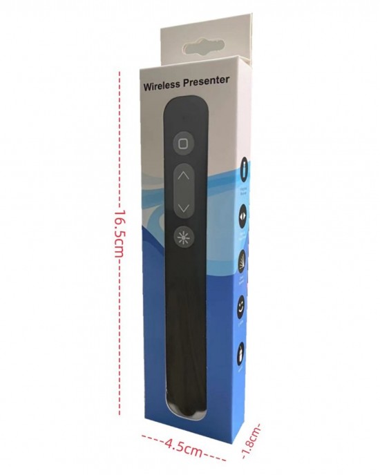 2 4GHz Multifunctional USB Wireless PPT Laser Page Turning Pen Electronic Laser Pointer Pen  K200