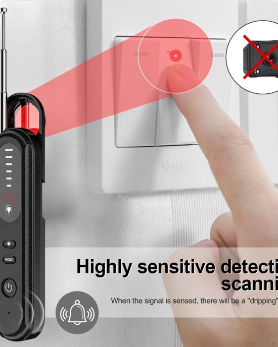 T01 Wireless Detector Camera Anti  eavesdropping Positioning GPS Alarm