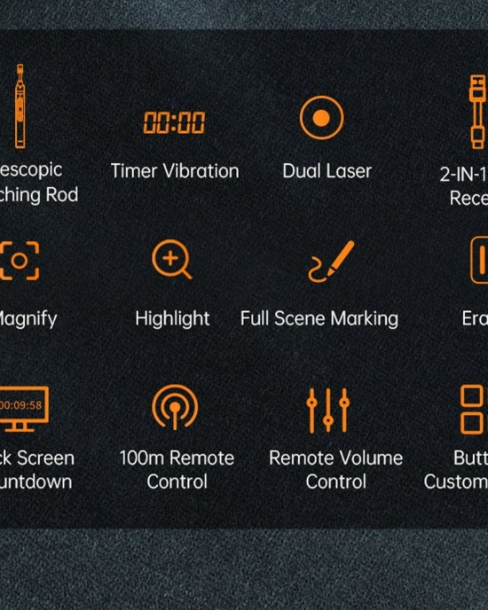 ASING A31 Multi  Functional Presentation Remote With Telescopic Teaching Rod Designed For Touch Screen