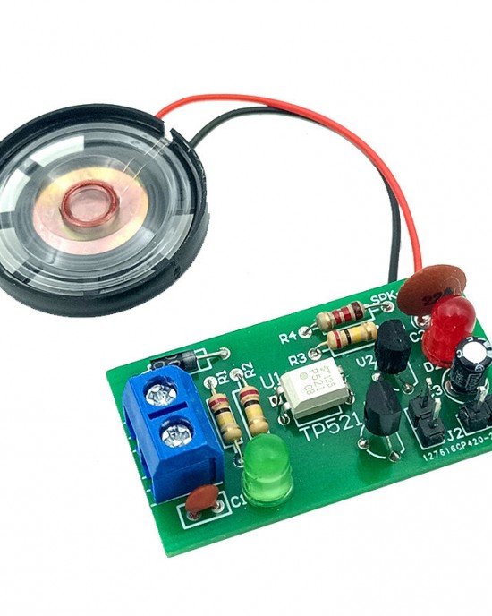 Sound and Light Power Failure Alarm Motherboard Electronic Kit