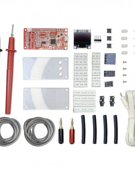 Jyetech M181 LCR Meter 18101K DIY Kit 100Hz 1KHz Test Frequency High  precision Small Value Inductance Resistance and Capacitance Measurement Module