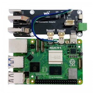 Raspberry Pi 5 4B Micro HD to HD Multifunctional Adapter Board All Ports To Pi’s USB SideEasy Adapter Micro HD to HD 4K Board