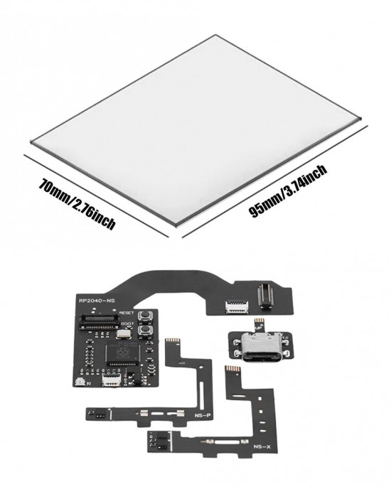 Raspberry Pi2040 Game Console Cable Chip Replacement Parts CPU Cable Game Console Cable for Switch NS Lite OLED