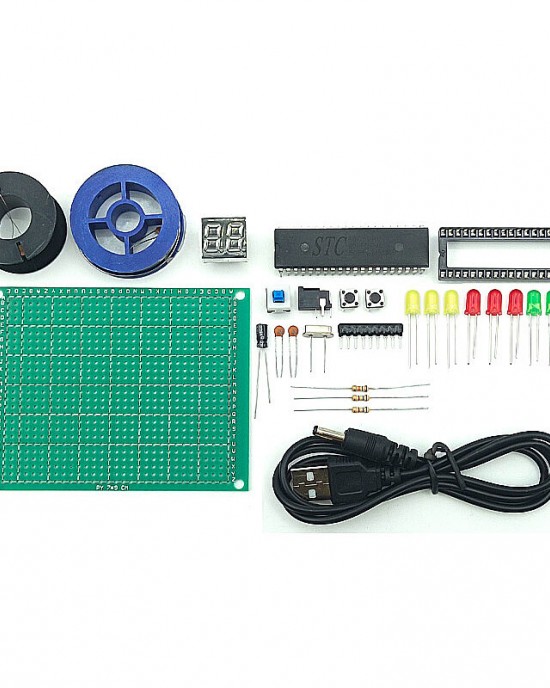 Simple Traffic Light Universal Board DIY Electronic Kit